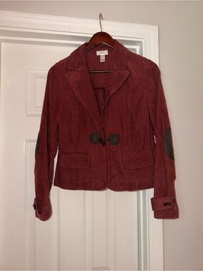 LOFT Women's Corduroy Blazer in Deep Rust